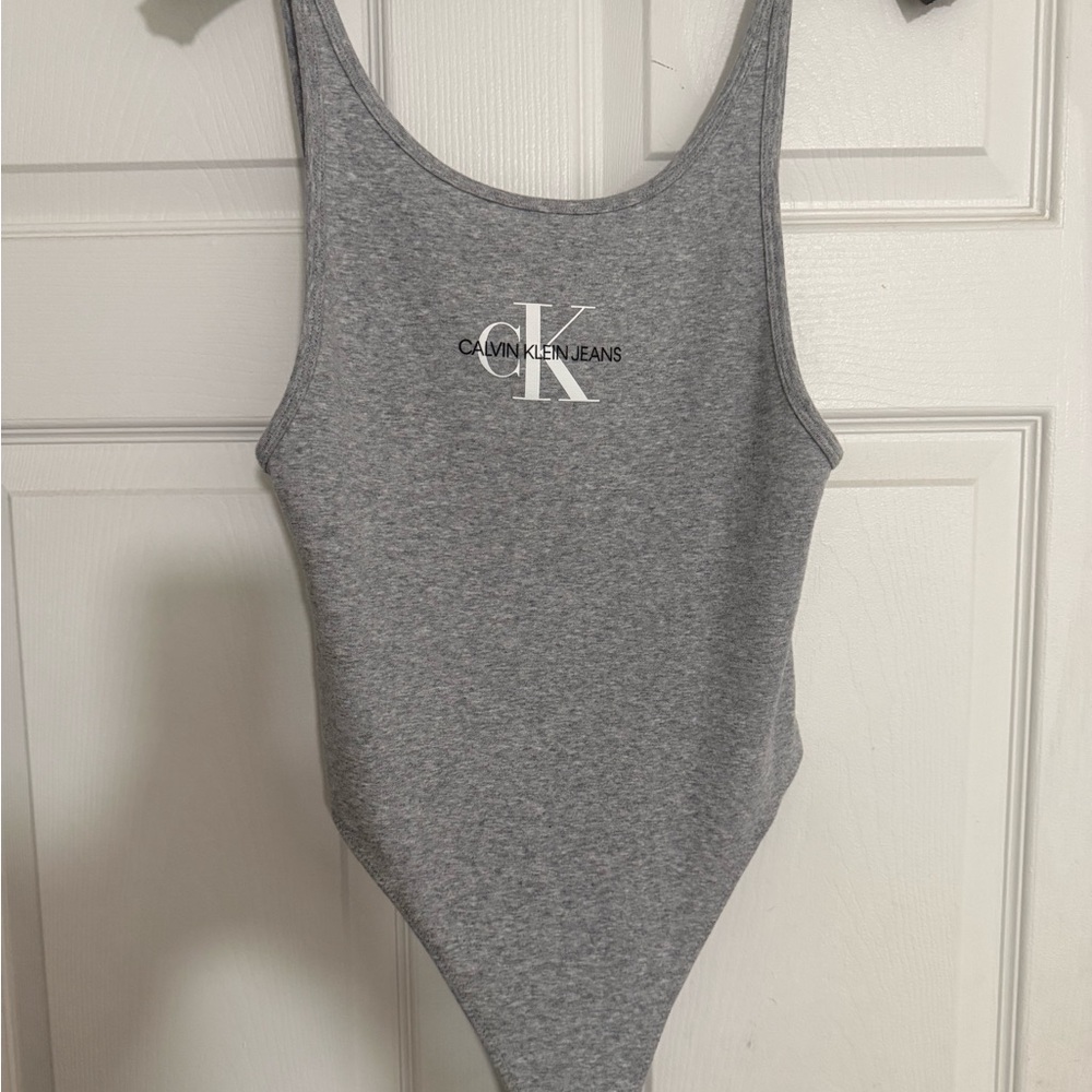 Calvin Klein Kids Gray Bodysuit